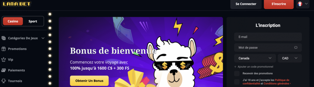 lamabet nouveau casino en ligne
