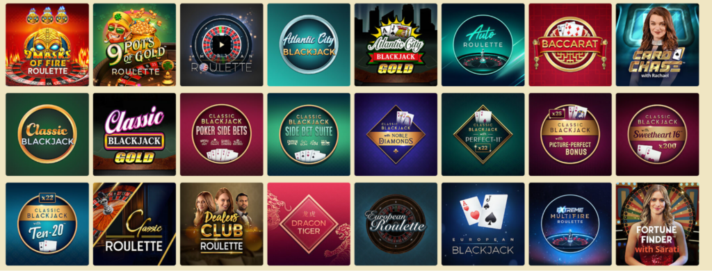 captain cooks casino jeux en direct