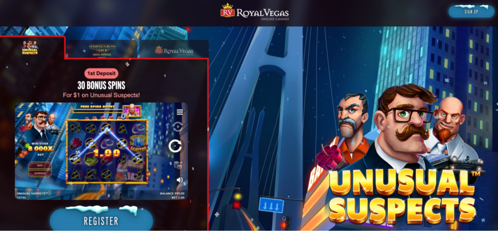 royal vegas $1 depot