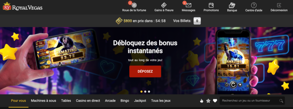 royal vegas casino avis