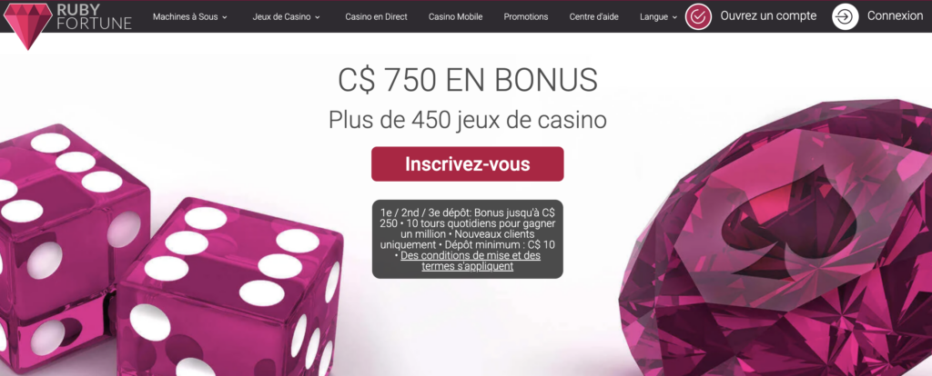 ruby fortune casino avis