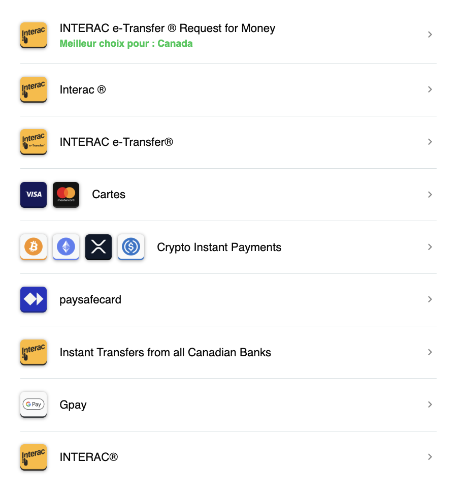 ruby fortune casino paiements