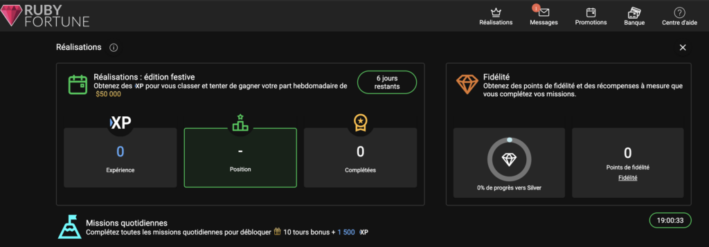 ruby fortune realisations