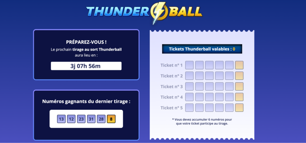 zodiac casino thunder ball