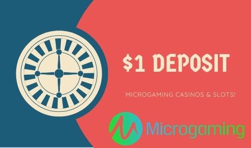 1 deposit microgaming slots